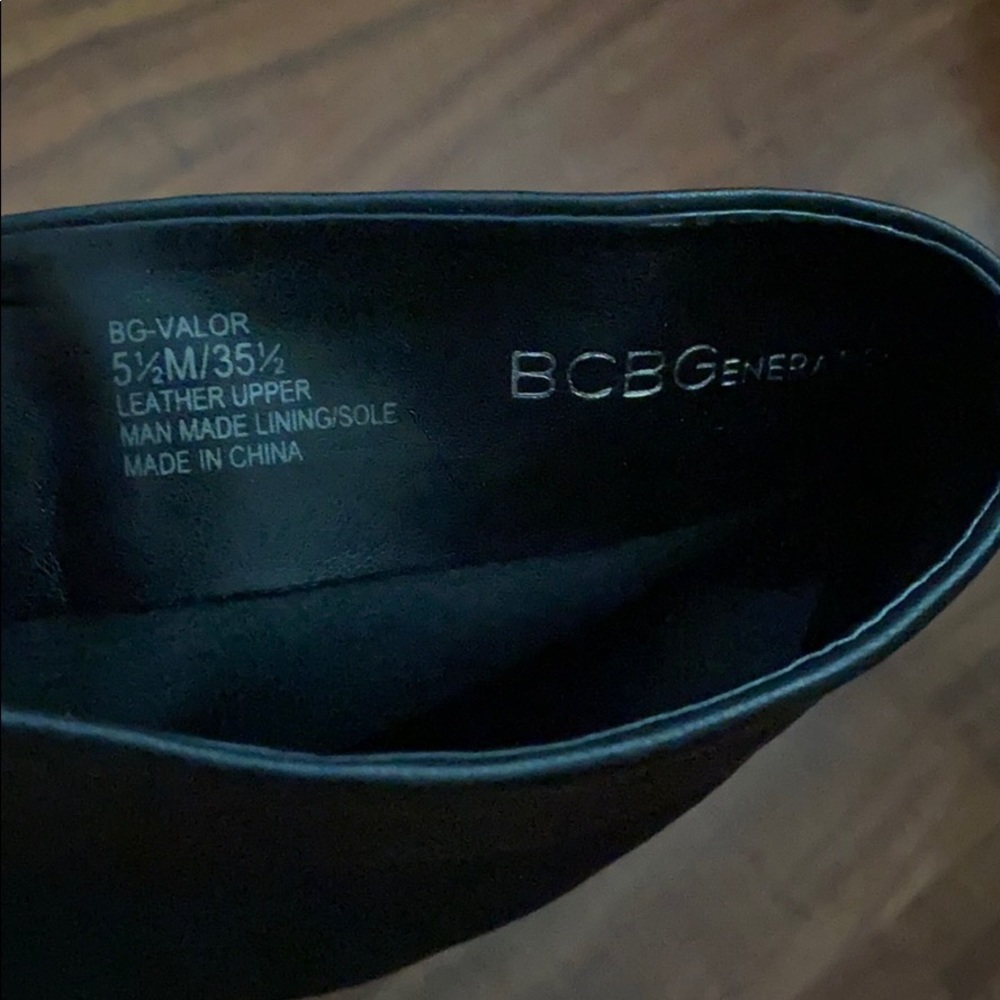 Bcbgeneration Valor Black Leather Bootie - image 4